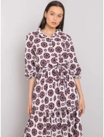 Šaty LK SK 508525.17 biele a červené