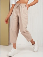 Dámske nohavice BALLOON FANTASY beige FashionStreet UY1669 Dámske nohavice BALLOON FANTASY beige FashionStreet UY1669
