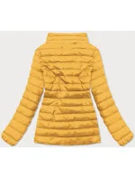 Ľahká žltá dámska prešívaná bunda (20311-333)