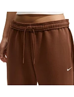 Dámske nohavice Nike Studio Fleece svetlohnedé IM8076 259 Dámske nohavice Nike Studio Fleece svetlohnedé IM8076 259