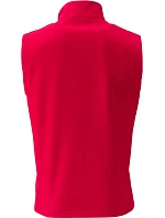 Daiber JN 1128 Pánska dvojvrstvová promo softshellová vesta 02.1128 červená/čierna