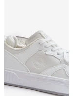 Sneakersy Męskie Z Eko Skóry Big Star OO174003 Białe