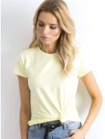 Tričko RV TS 4623.93 svetlo žltá