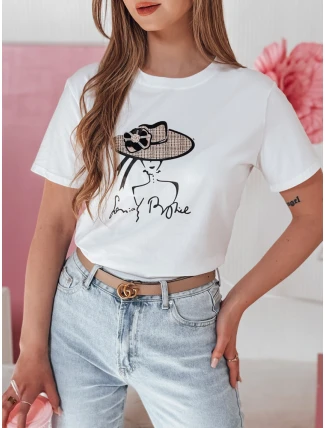 Dámske tričko s potlačou WOMANPOW white FashionStreet RY2804 Dámske tričko s potlačou WOMANPOW white FashionStreet RY2804