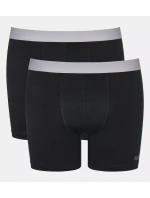 sloggi muži GO ABC 2.0 Short 2P - BLACK - SLOGGI BLACK - SLOGGI