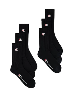 Champion 6-pack ponožky čierne U20005 KK001
