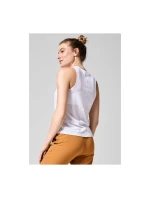 CASALL Soft Texture Tank biele tréningové tričko