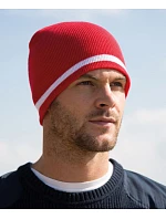 Result Headwear R 368X Pletená čiapka s kontrastnými pruhmi 28.368X tmavomodrá/biela Result Headwear R 368X Pletená čiapka s kontrastnými pruhmi 28.368X tmavomodrá/biela