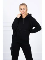 Izolovaná sada s ozdobným vreckom čierna