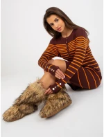 Šaty EM SK NG 2316.12P tmavohnedé Šaty EM SK NG 2316.12P tmavohnedé