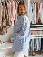 Dámske dlhé oversize tričko BLUSENA FashionStreet DY0456 v jednej veľkosti