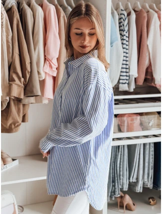 Dámske dlhé oversize tričko BLUSENA FashionStreet DY0456 v jednej veľkosti