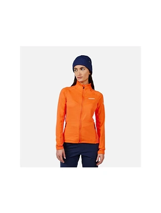 Dámska mikina ROSSIGNOL W Blackside Mix HZ Fleece, oranžová
