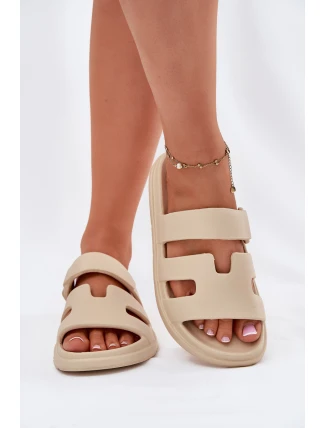 Dámske penové sandále Beige Dimelle