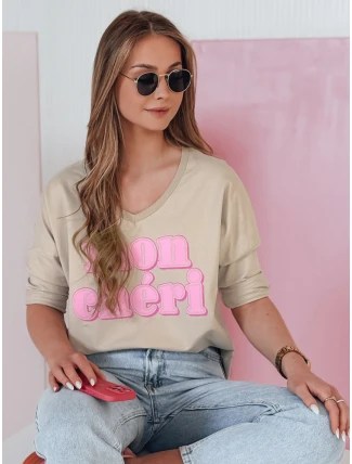 Dámska bavlnená blúzka CHERINO hnedá FashionStreet RY2830 Dámska bavlnená blúzka CHERINO hnedá FashionStreet RY2830