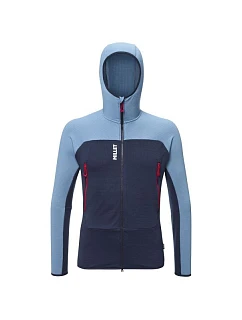 Pánska mikina MILLET Fusion Grid Hoodie M, modrá