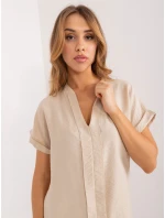 Blúzka D60103F11204A béžová