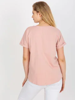 Tričko RV TS 7776.02P svetlo ružová