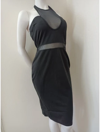 Dámske sexy šaty 19187 čierne - Koucla