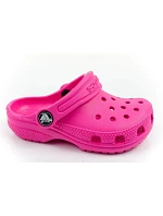 Detské sandále Crocs Classic Clog T, ružové, pohodlné, módne