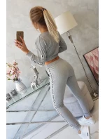 Súprava s ozdobnými stuhami sivá Súprava s ozdobnými stuhami sivá