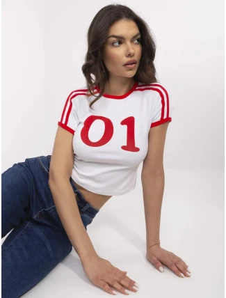 Tričko NM TS NG25218.83 biele a červené