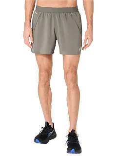 ASICS Road 5IN Short 2011D247-021 Šedé L