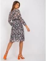 Šaty DHJ SK 10536A 1.80 čiernobielych