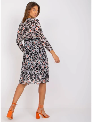 Šaty DHJ SK 10536A 1.80 čiernobielych