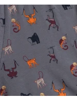 Boxerky 2MH-064 Šedá a modrá - Atlantic