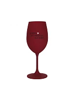 BYŤ ŽENOU NIE JE PRELIMINÁRNE - burgundský pohár na víno 350 ml