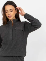 Pyžamo BR PI 9124 tmavo šedé