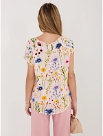 Blúzka D73771AG10978AA svetloružová Blúzka D73771AG10978AA svetloružová