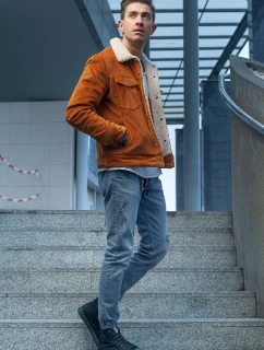 Męskie Klasyczne Wysokie Trampki BIG STAR FF174550 Czarne