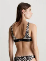Dámska plavková podprsenka KWKW02489 0GM Leopard - Calvin Klein