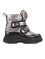 Vynikajúce snežnice sivostrieborné dámske bez podpätku Vynikajúce snežnice sivostrieborné dámske bez podpätku