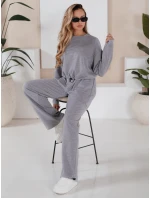 Dámske tepláky CHARM light grey FashionStreet AY0958