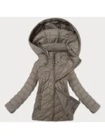 Dámska ľahká prešívaná bunda s kapucňou J Style beige (16M9232-62) Dámska ľahká prešívaná bunda s kapucňou J Style beige (16M9232-62)