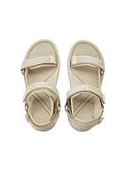 Lee Cooper dámske sandále na suchý zips na letnú pláž light beige cream women's