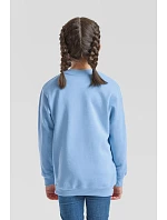 Fruit of the Loom Classic Kids Set-In Sweat Detská mikina 16.2041 retro heather green