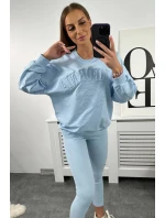 Kalifornská bavlnená súprava modrá