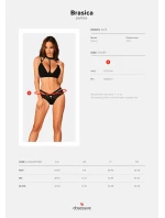 Elegantné nohavičky Brasica panties - Obsessive