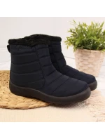 Nepremokavé snehové topánky so zipsom NEWS W EVE181B navy blue Nepremokavé snehové topánky so zipsom NEWS W EVE181B navy blue