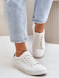 Zateplené dámske tenisky Big Star OO274A460 White