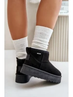 Nízke tenisky na platforme Big Star Black