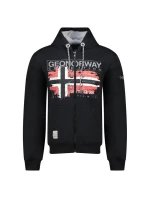 Geografické Nórsko Mikina Grusty DB 100 M WZ3083H/GN-Black pánske