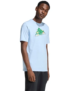 Pánske tričko adidas Novelty Mint light blue JZ5038 pánske