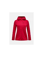 Mikina PEAK PERFORMANCE W Trail Polartec Zip Hood v bordovej farbe Mikina PEAK PERFORMANCE W Trail Polartec Zip Hood v bordovej farbe