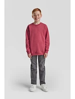 Fruit of the Loom Classic Kids Set-In Sweat Detská mikina 16.2041 retro heather green