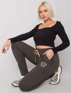 Tepláky RV DR 6685.70P tmavá khaki